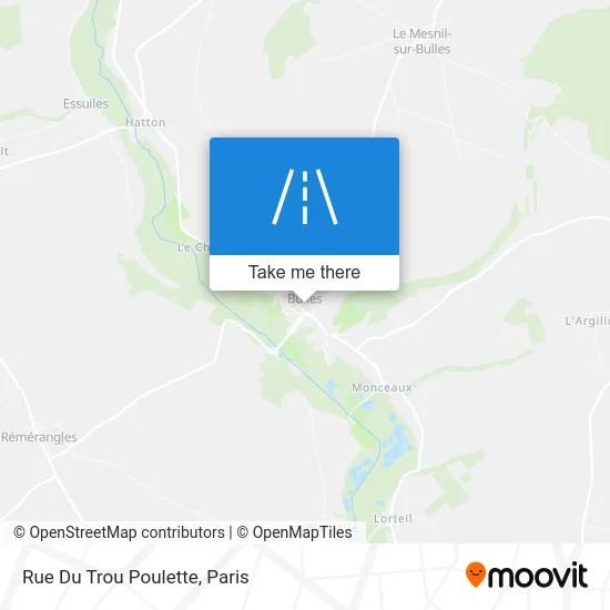 Rue Du Trou Poulette map