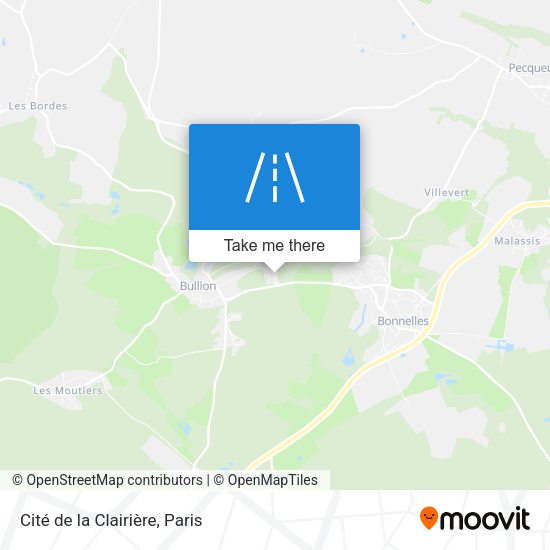 Cité de la Clairière map