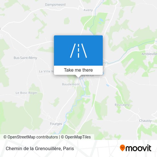 Chemin de la Grenouillère map