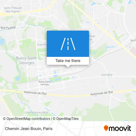 Chemin Jean Bouin map