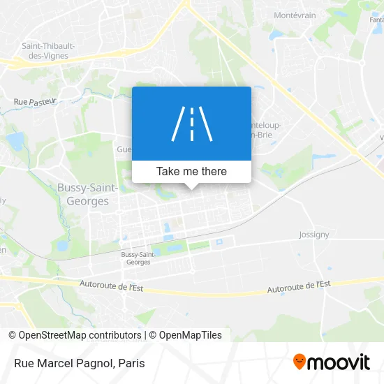 Mapa Rue Marcel Pagnol