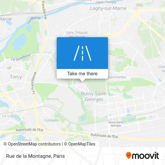 Rue de la Montagne map