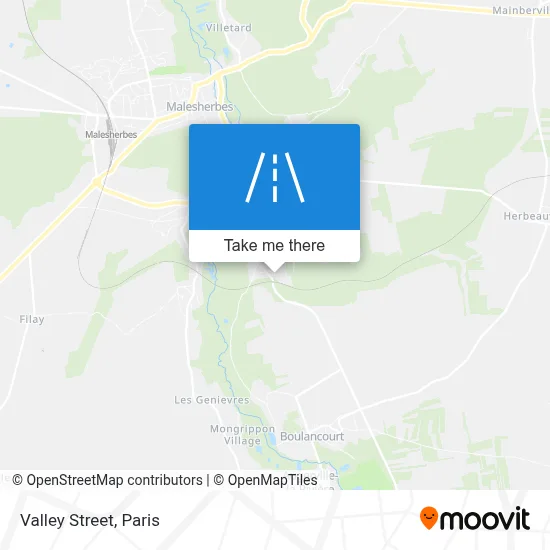 Rue de la Vallée map