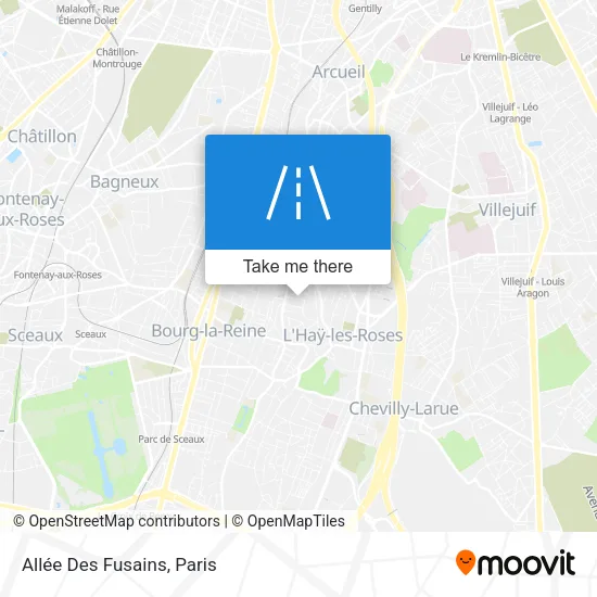 Allée Des Fusains map