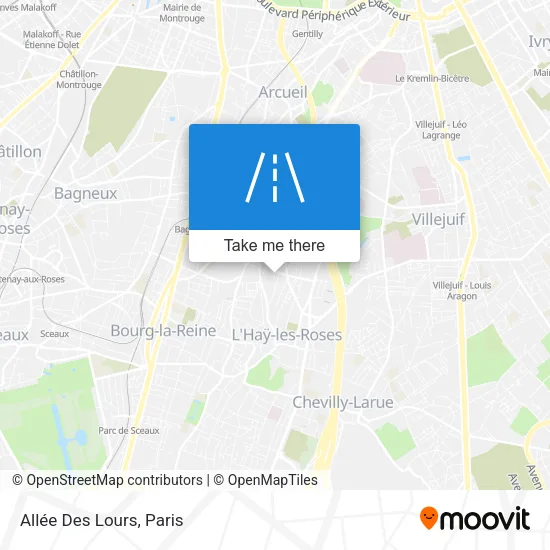 Allée Des Lours map