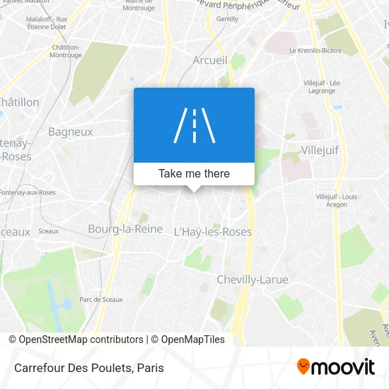Carrefour Des Poulets map