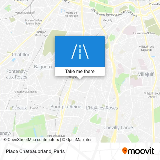 Place Chateaubriand map