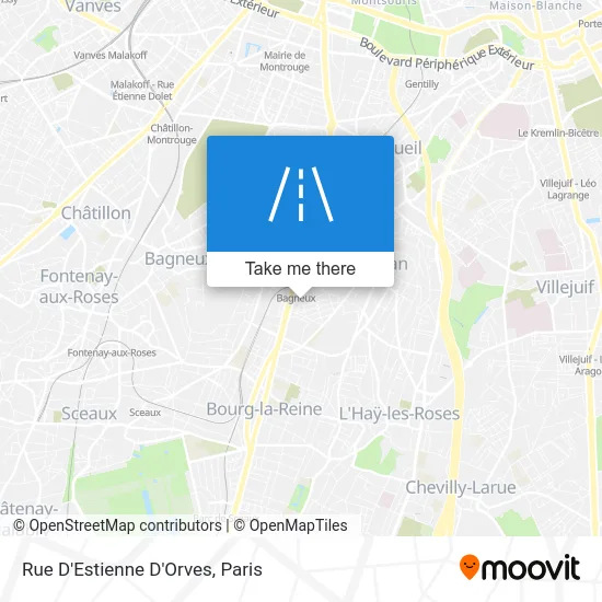 Rue D'Estienne D'Orves map