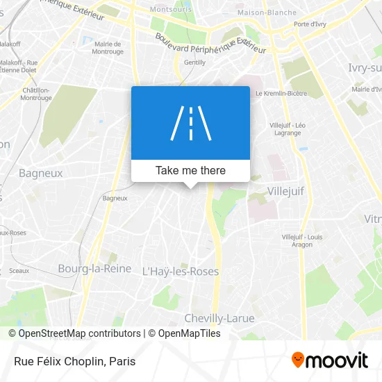 Rue Félix Choplin map