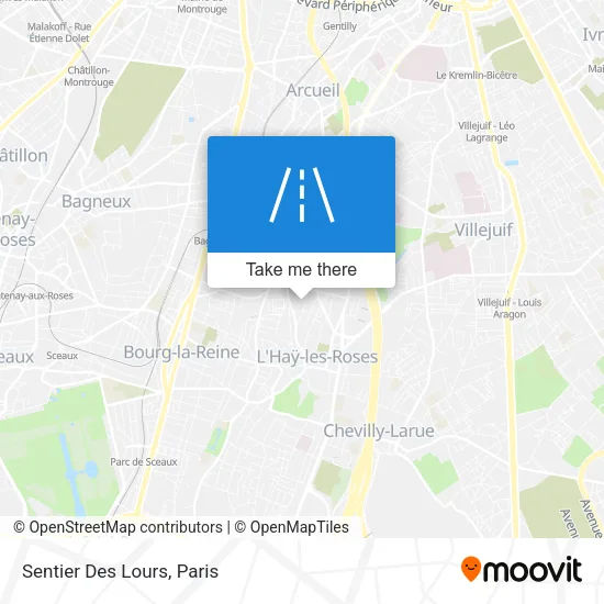 Sentier Des Lours map