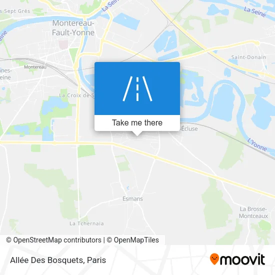 Allée Des Bosquets map
