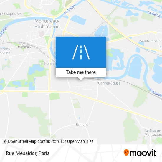 Mapa Rue Messidor
