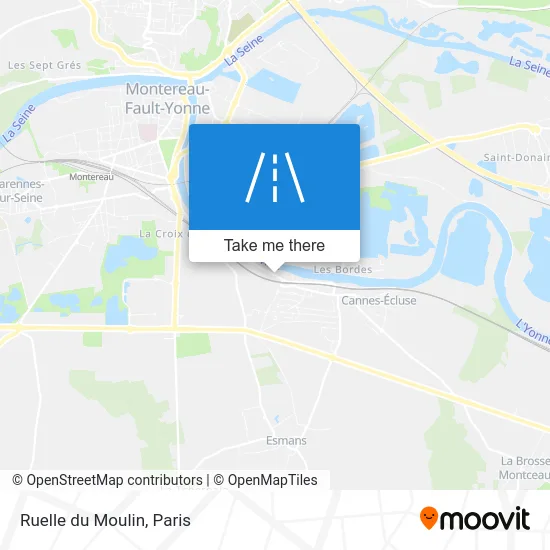 Mapa Ruelle du Moulin