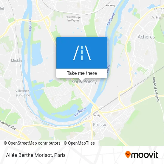 Mapa Allée Berthe Morisot
