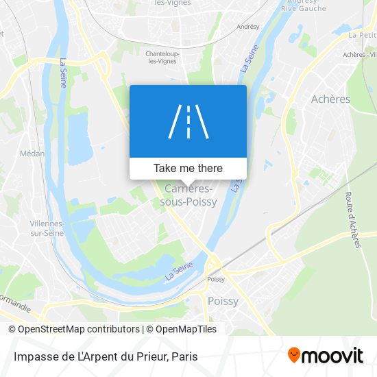 Impasse de L'Arpent du Prieur map