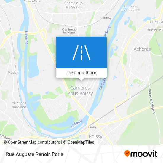 Rue Auguste Renoir map