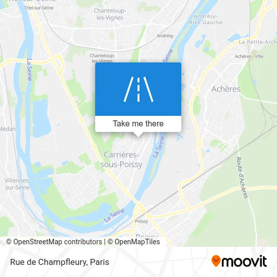 Rue de Champfleury map