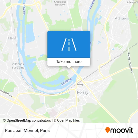 Mapa Rue Jean Monnet