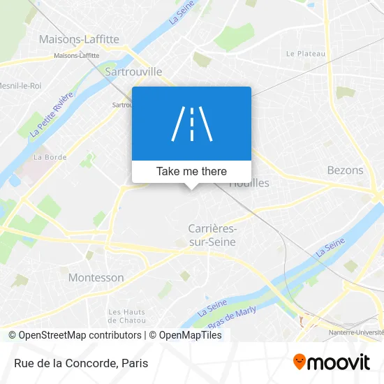 Rue de la Concorde map