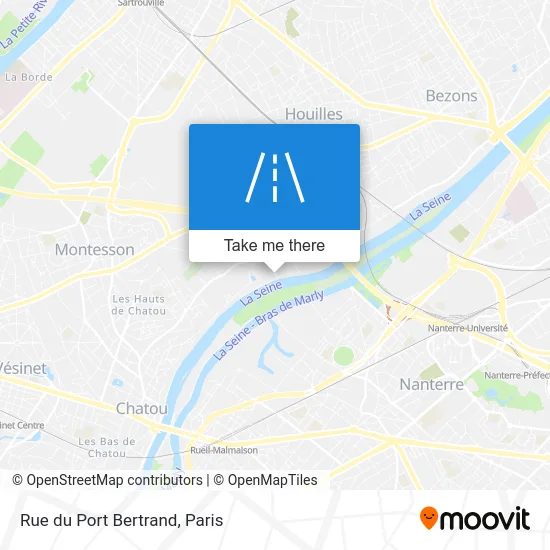 Rue du Port Bertrand map