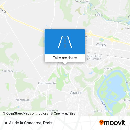 Allée de la Concorde map