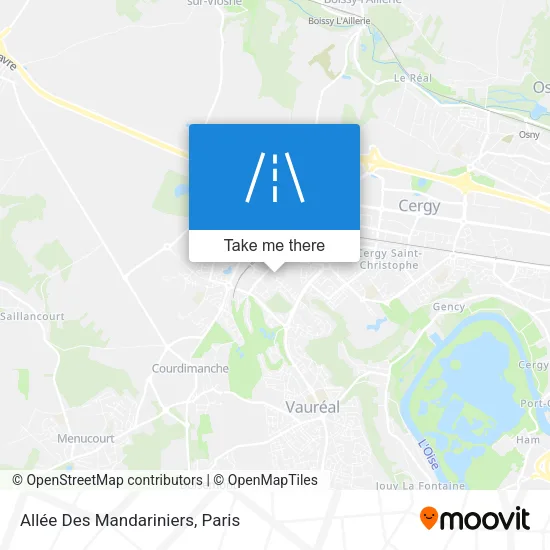 Allée Des Mandariniers map