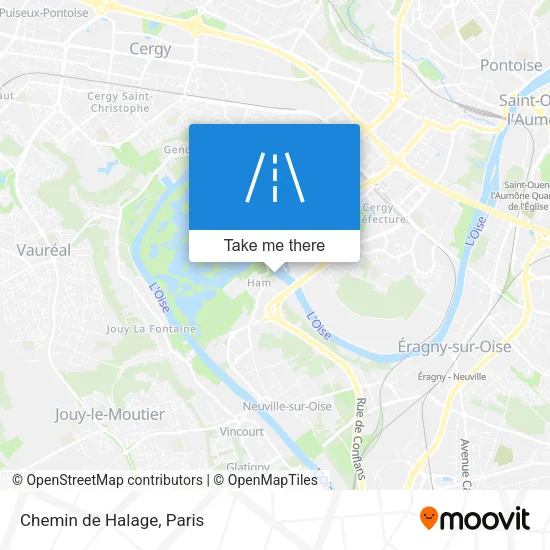 Chemin de Halage map