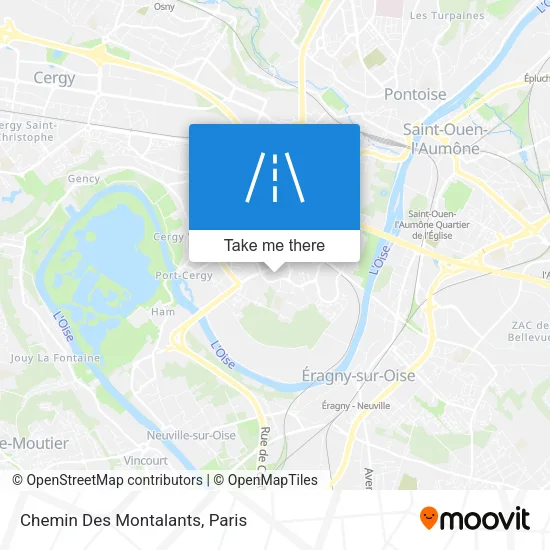 Chemin Des Montalants map