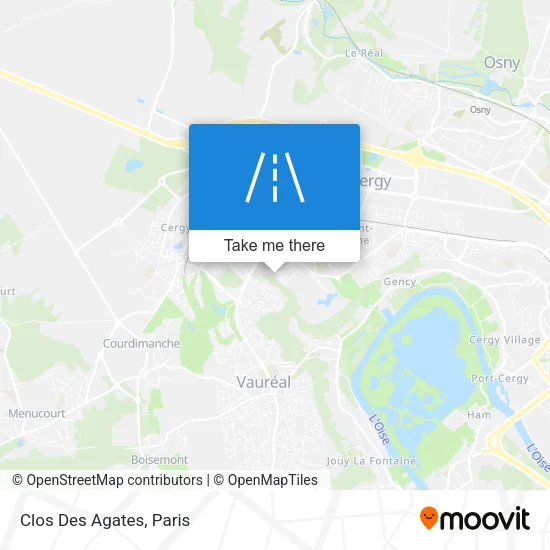Clos Des Agates map