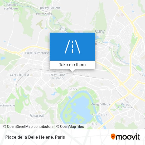 Place de la Belle Helene map