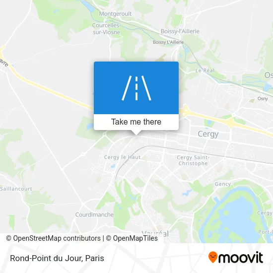 Rond-Point du Jour map