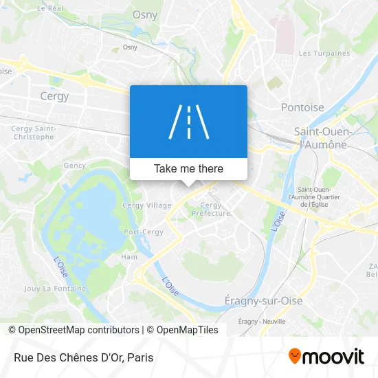 Rue Des Chênes D'Or map