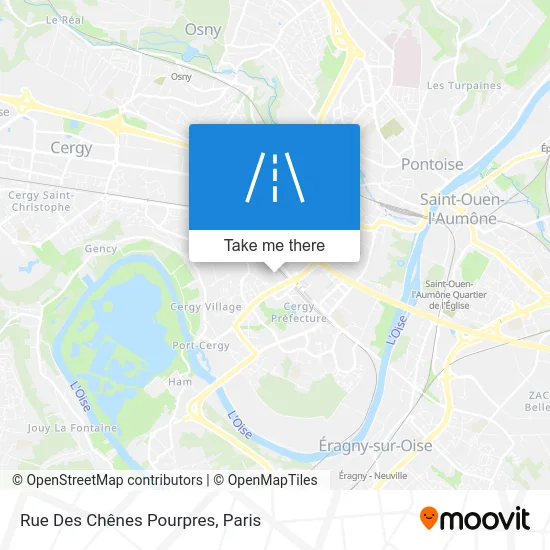 Rue Des Chênes Pourpres map