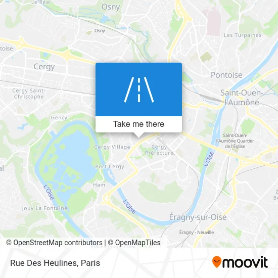 Rue Des Heulines map