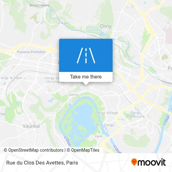 Rue du Clos Des Avettes map