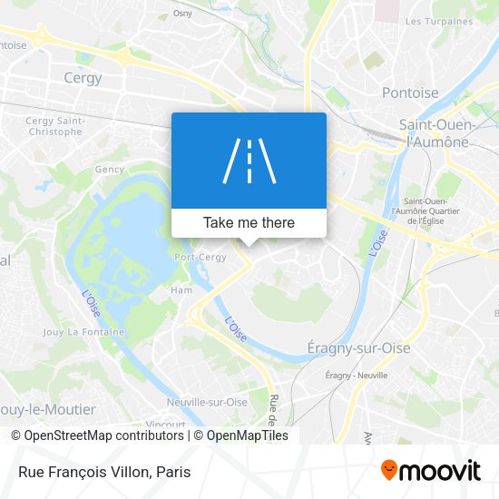 Rue François Villon map