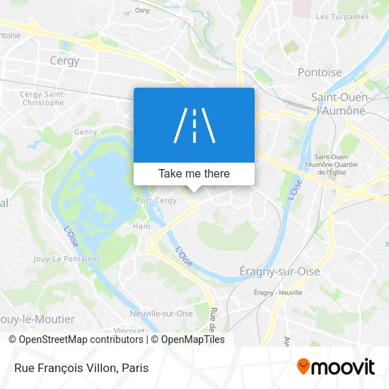 Rue François Villon map