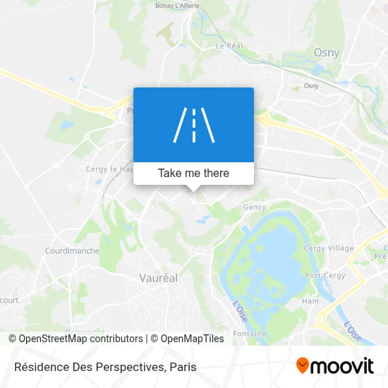 Résidence Des Perspectives map