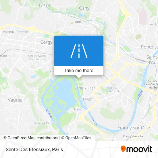 Sente Des Etessiaux map