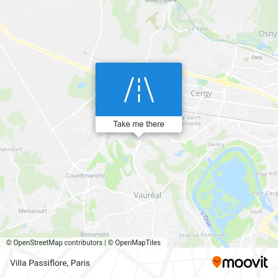 Villa Passiflore map