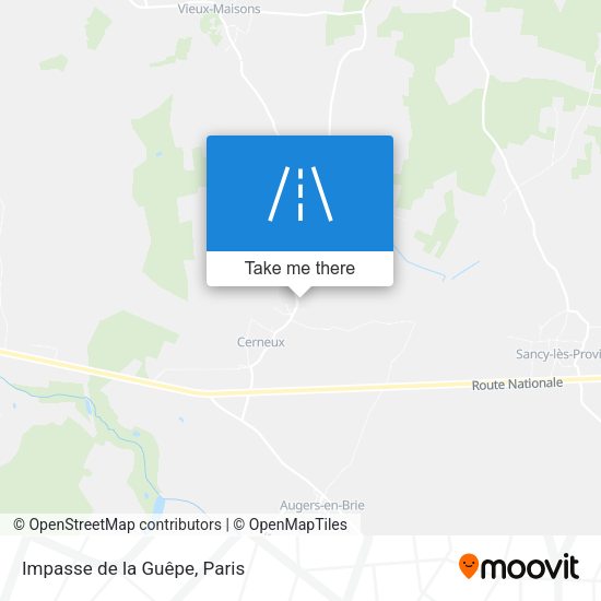 Impasse de la Guêpe map