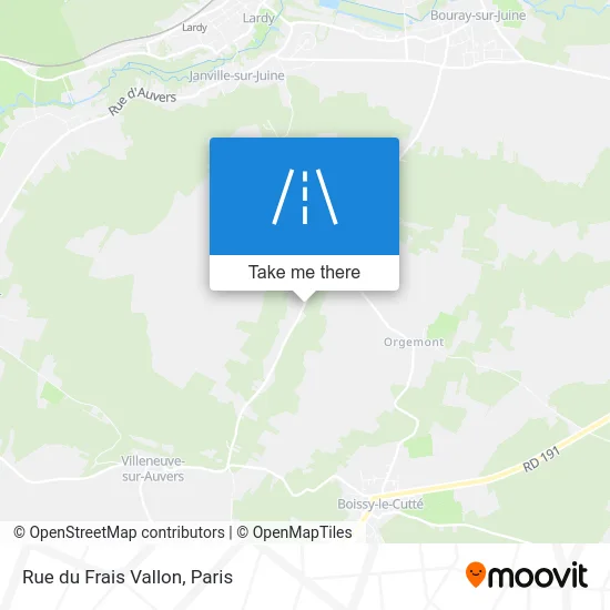 Rue du Frais Vallon map