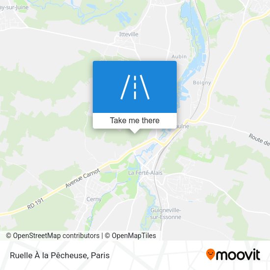 Ruelle À la Pêcheuse map
