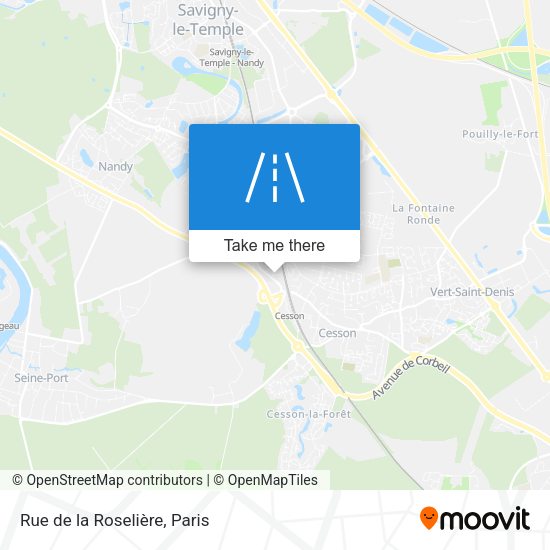 Rue de la Roselière map