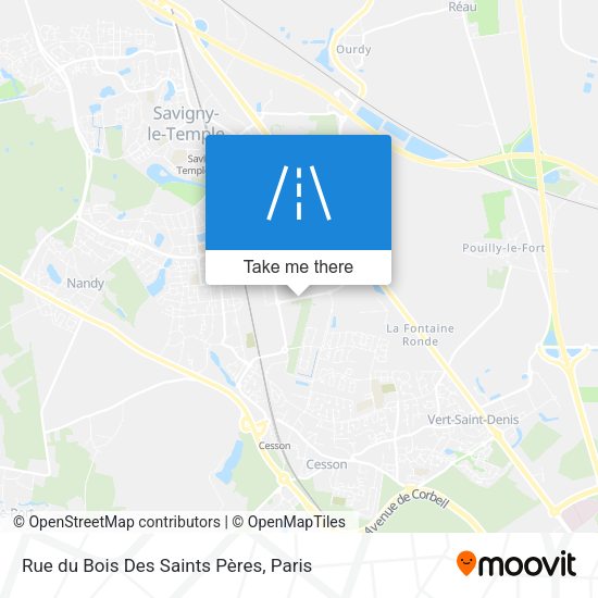 Rue du Bois Des Saints Pères map