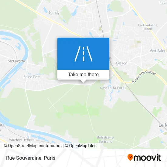 Rue Souveraine map