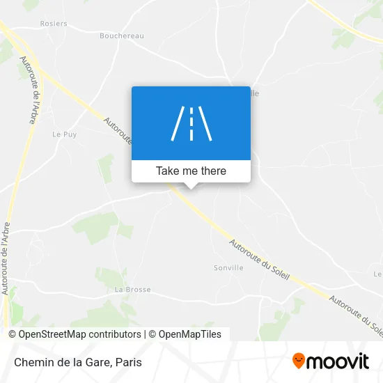 Chemin de la Gare map