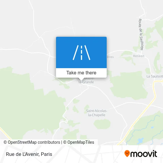 Rue de L'Avenir map