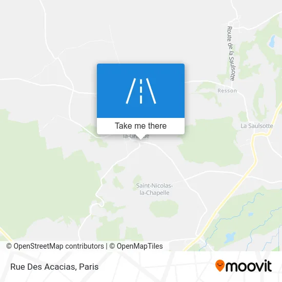 Rue Des Acacias map