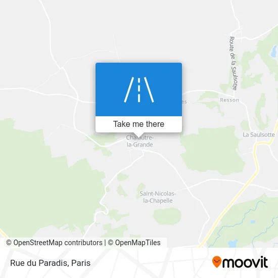 Rue du Paradis map